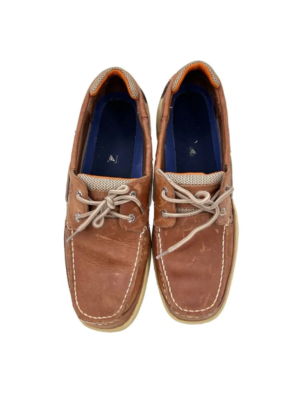 SPERRY TOP SIDER LEATHER MEN'S SHOES - 13M